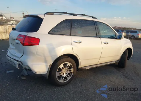 2007 Acura Mdx Technology Package from USA, damaged, VIN 2HNYD284X7H538117